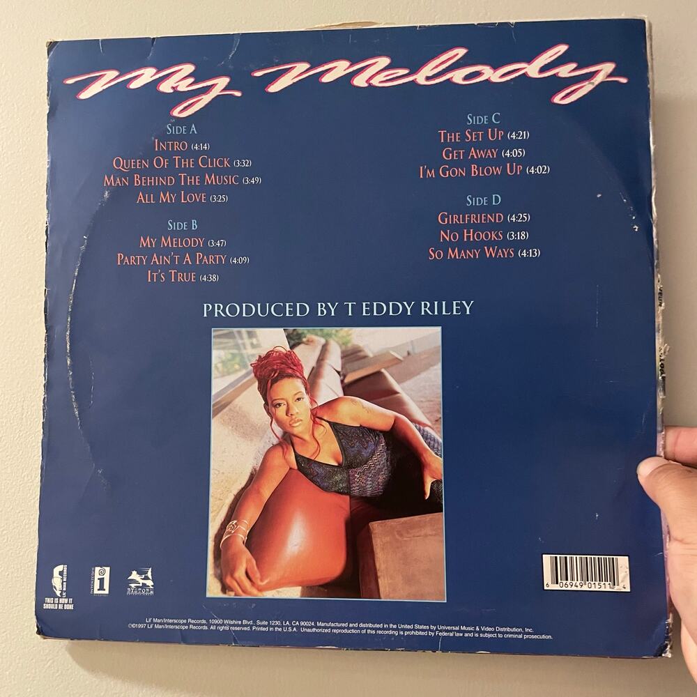 Queen Pen - My Melody 2xLP 90s hip hop rap vinyl record 1997